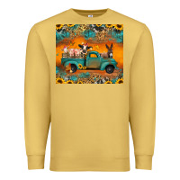 Antique Gold farm animals truck Premium Sweatshirt - Jasminsmagicworld