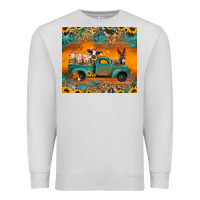 Dove Grey farm animals truck Premium Sweatshirt - Jasminsmagicworld