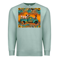 Seafoam farm animals truck Premium Sweatshirt - Jasminsmagicworld