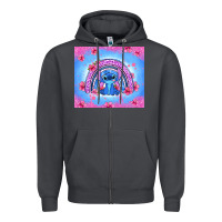 Smoke stitch rainbow Zipper Hoodie - Zillion Design Studio