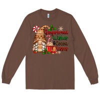 Chestnut gingerbread wishes and cocoa kisses Long Sleeve Tee - Zillion Design Studio