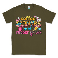 Army Green coffee scrubs and rubber gloves Classic Tee - texasbilliewilder