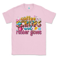 Bubblegum Pink coffee scrubs and rubber gloves Classic Tee - texasbilliewilder