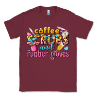 Burgundy coffee scrubs and rubber gloves Classic Tee - texasbilliewilder