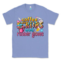 Colony Blue coffee scrubs and rubber gloves Classic Tee - texasbilliewilder