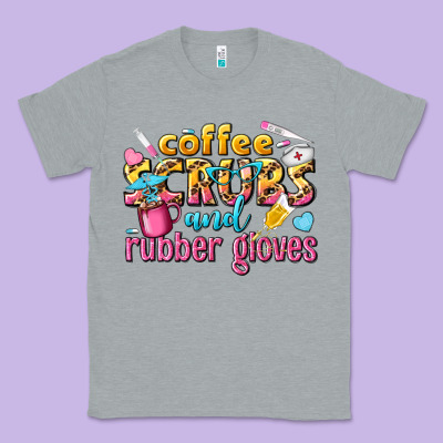Coffee Scrubs And Rubber Gloves Classic Tee Designed By Texasbilliewilder