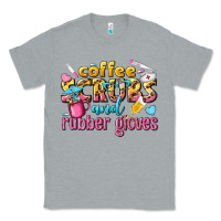 Heather Grey coffee scrubs and rubber gloves Classic Tee - texasbilliewilder