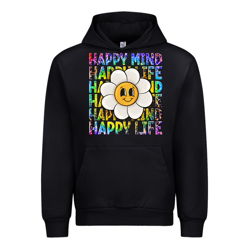 Happy Mind Happy Life Urban Hoodie by NancyCooperArtShop | Teevron