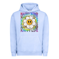Pigment Grape Ice happy mind happy life Urban Hoodie - NancyCooperArtShop