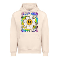 Sandshell happy mind happy life Urban Hoodie - NancyCooperArtShop