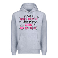 Heather Grey y'all gonna make me lose my mind Premium Hoodie - MaliasSmallBusiness
