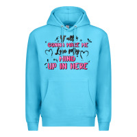 Ocean Blue y'all gonna make me lose my mind Premium Hoodie - MaliasSmallBusiness