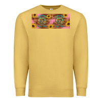 Antique Gold i hate everyone but coffee helps western skeleton coffee mug 11 oz Premium Sweatshirt - Artiststas