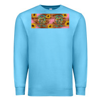 Ocean Blue i hate everyone but coffee helps western skeleton coffee mug 11 oz Premium Sweatshirt - Artiststas