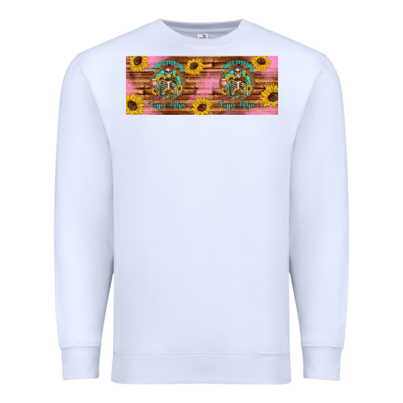 I Hate Everyone But Coffee Helps Western Skeleton Coffee Mug 11 Oz Premium Sweatshirt by Artiststas | Teevron
