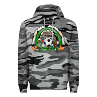 Slate Camo Soccer Rainbow Premium Hoodie - RanaPortraitStore