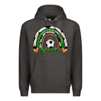 Smoke Soccer Rainbow Premium Hoodie - RanaPortraitStore