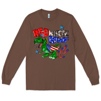 Chestnut red white rawr billie wilder Long Sleeve Tee - texasbilliewilder