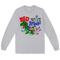 Moon Dust red white rawr billie wilder Long Sleeve Tee - texasbilliewilder