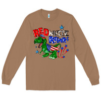 Toasted Coconut red white rawr billie wilder Long Sleeve Tee - texasbilliewilder