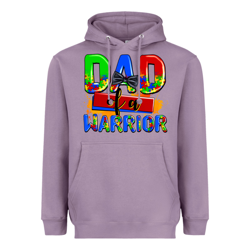 Dad Of A Warrior Heavyweight Hoodie by AdoDesignShop | Teevron