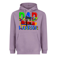Lavender dad of a warrior Heavyweight Hoodie - AdoDesignShop