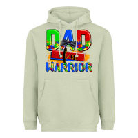 Matcha dad of a warrior Heavyweight Hoodie - AdoDesignShop