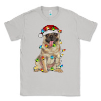 Moon Dust pug with christmas lights Classic Tee - RanaPortraitStore