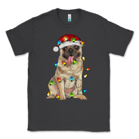 Smoke pug with christmas lights Classic Tee - RanaPortraitStore