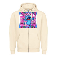 Sandshell stitch ohana Zipper Hoodie - Zillion Design Studio