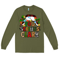 Army Green you serious clark Long Sleeve Tee - Zillion Design Studio