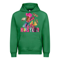 Emerald lady hustler afro high heels Urban Hoodie - NancyCooperArtShop