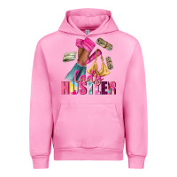 Fuchsia Pink lady hustler afro high heels Urban Hoodie - NancyCooperArtShop