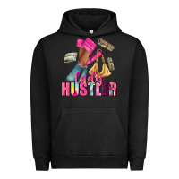 Pigment Black lady hustler afro high heels Urban Hoodie - NancyCooperArtShop