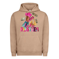 Pigment Burro lady hustler afro high heels Urban Hoodie - NancyCooperArtShop