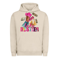Pigment French Oak lady hustler afro high heels Urban Hoodie - NancyCooperArtShop