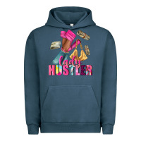 Pigment Midnight Navy lady hustler afro high heels Urban Hoodie - NancyCooperArtShop