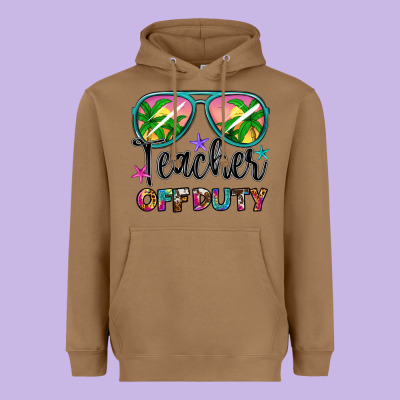 Teacher Off Duty Heavyweight Hoodie Designed By Artiststas