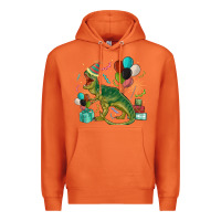 Carrot party t rex Premium Hoodie - MaliasSmallBusiness