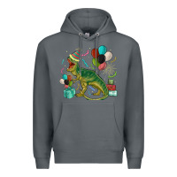 Rock party t rex Premium Hoodie - MaliasSmallBusiness