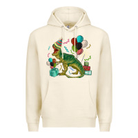 Tofu party t rex Premium Hoodie - MaliasSmallBusiness