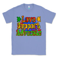 Colony Blue love support advocate Classic Tee - Zillion Design Studio