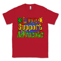 Red love support advocate Classic Tee - Zillion Design Studio