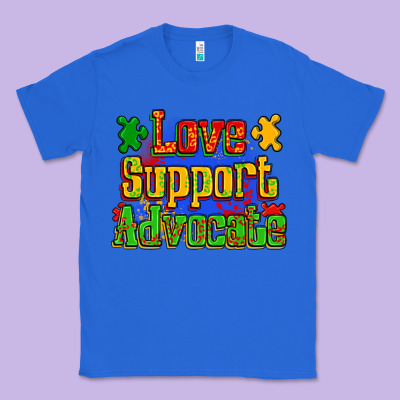 Love Support Advocate Classic Tee Designed By Zillion Design Studio