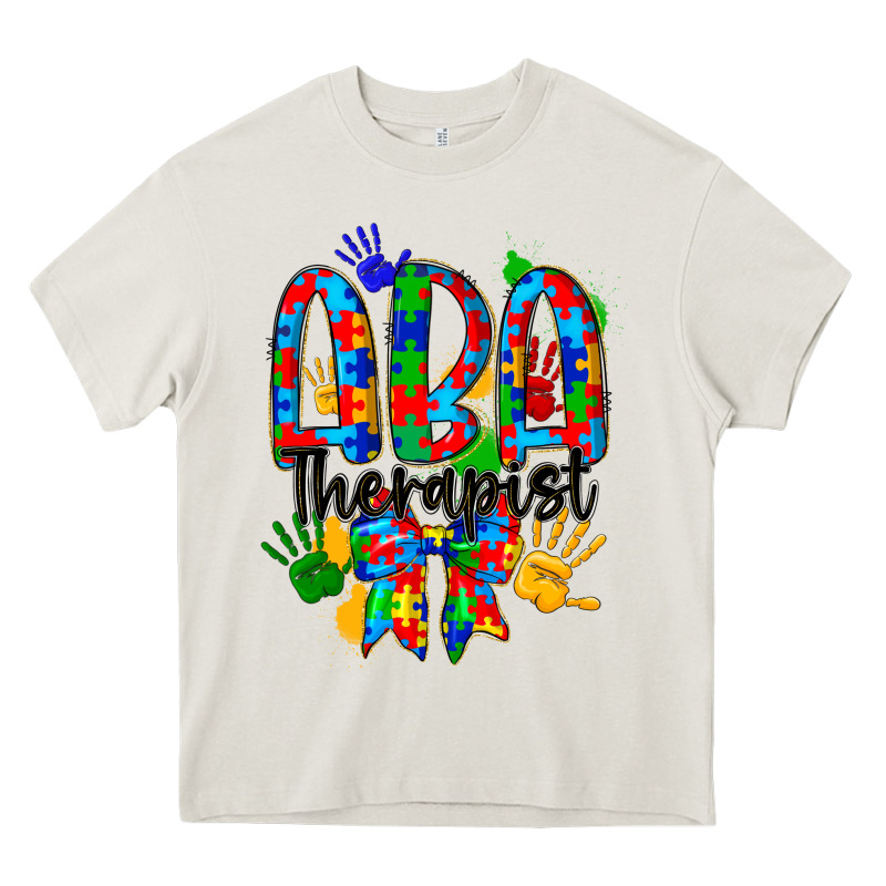 Aba Therapist Heavy Core Tee by CowhideDigitalArt | Teevron