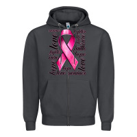 Smoke Breast Cancer Ribbon Hope Love Faith Zipper Hoodie - texasbilliewilder