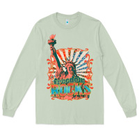 Matcha retro freedom rocks billie wilder Long Sleeve Tee - texasbilliewilder