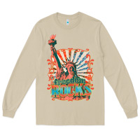 Mushroom retro freedom rocks billie wilder Long Sleeve Tee - texasbilliewilder