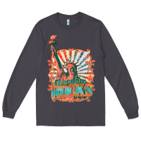 Smoke retro freedom rocks billie wilder Long Sleeve Tee - texasbilliewilder