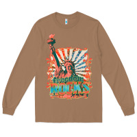 Toasted Coconut retro freedom rocks billie wilder Long Sleeve Tee - texasbilliewilder